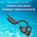 Bone Conduction Bluetooth 4.2 Headset Stereo Waterproof IPX8 Sports Swimming Running Wireless Headphone Mic Handsfree Headset