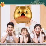 Cartoon Cute Piggy Bank Baby Monitor for Gift Coin Savings Box LED Night Light Live Voice & Image Video Monitoring by Mobile APP