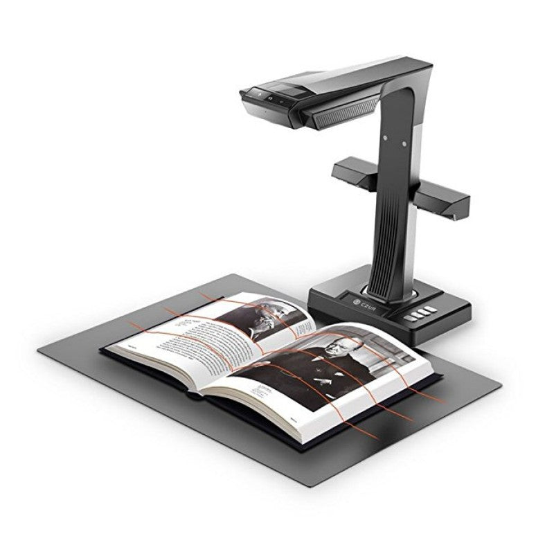 16MP Smart Book Document Scanner with Innovative Side Light & OCR Conc ...