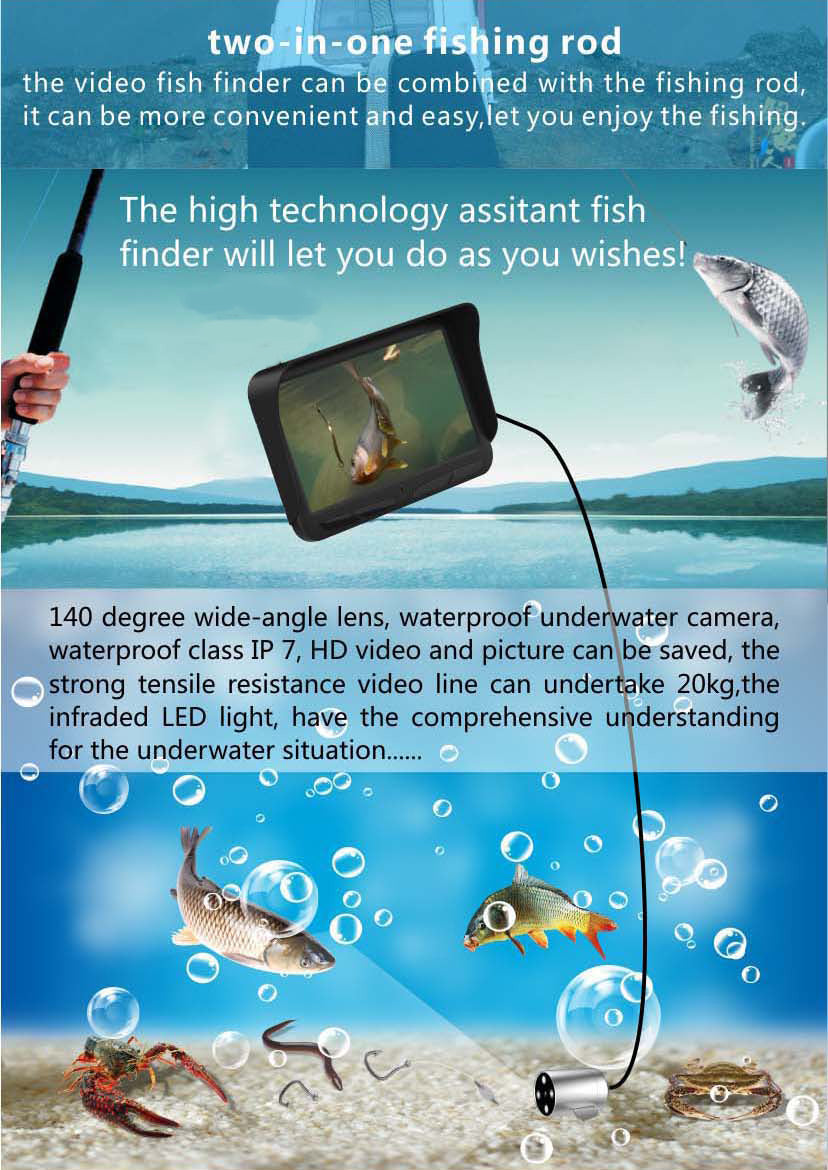 1080P Underwater Fishing Camera With APP Control Fishing, 49% OFF