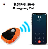 Hands Free Intercom of Infrared Alarm Locator with PIR Motion Detetor Emergency Voice Recording Multiple LBS+WIFI Positioning