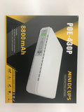 POE430P-1000M-48V Mini Portable POE UPS with USB5V DC12v/9v, POE24V/48V Power Supply 1Gbps Gigabit POE Port & Adapter Built-in