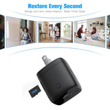 Smart WIFI Charger Mini Camera with Plug & Play 7*24Hours Mobile APP Live Stream Surveillance