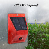 Solar Alarm Lamp with PIR Motion Sensor 433Mhz Remote Controller 120DB Loud Security Alarm Siren Strob for Home Yard IP65 Waterproof