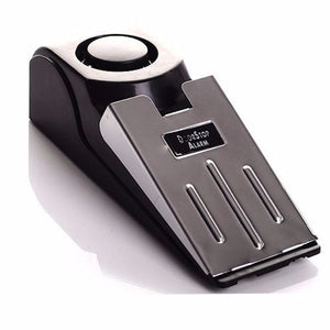 Mini Portable Stainless Steel Door Stopper with 120DB Loud Alarm System Powerd by 9V Dry Battery